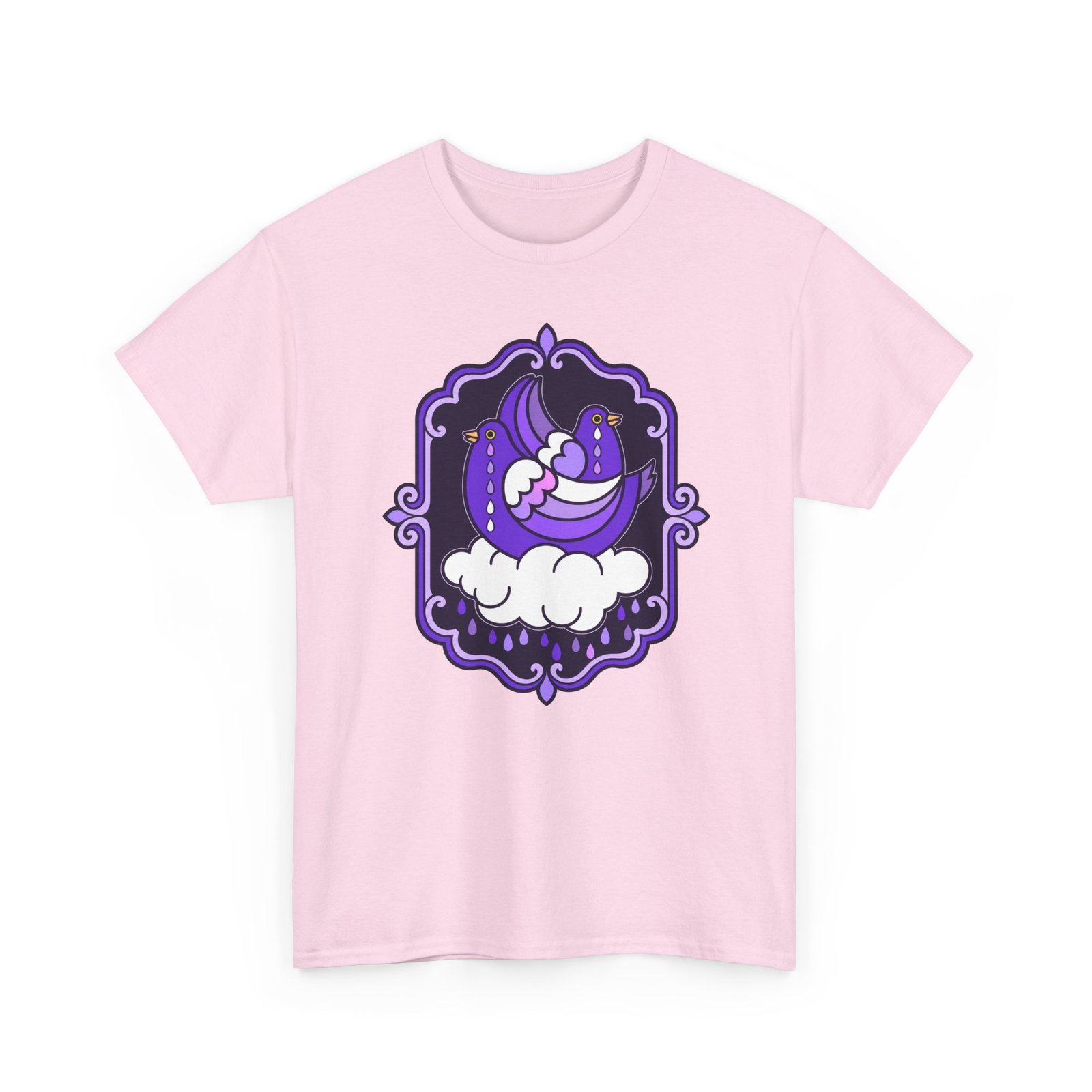 Purple Doves Crying – Unisex T-Shirt – Some Feelings Need No Explanation - Image 21