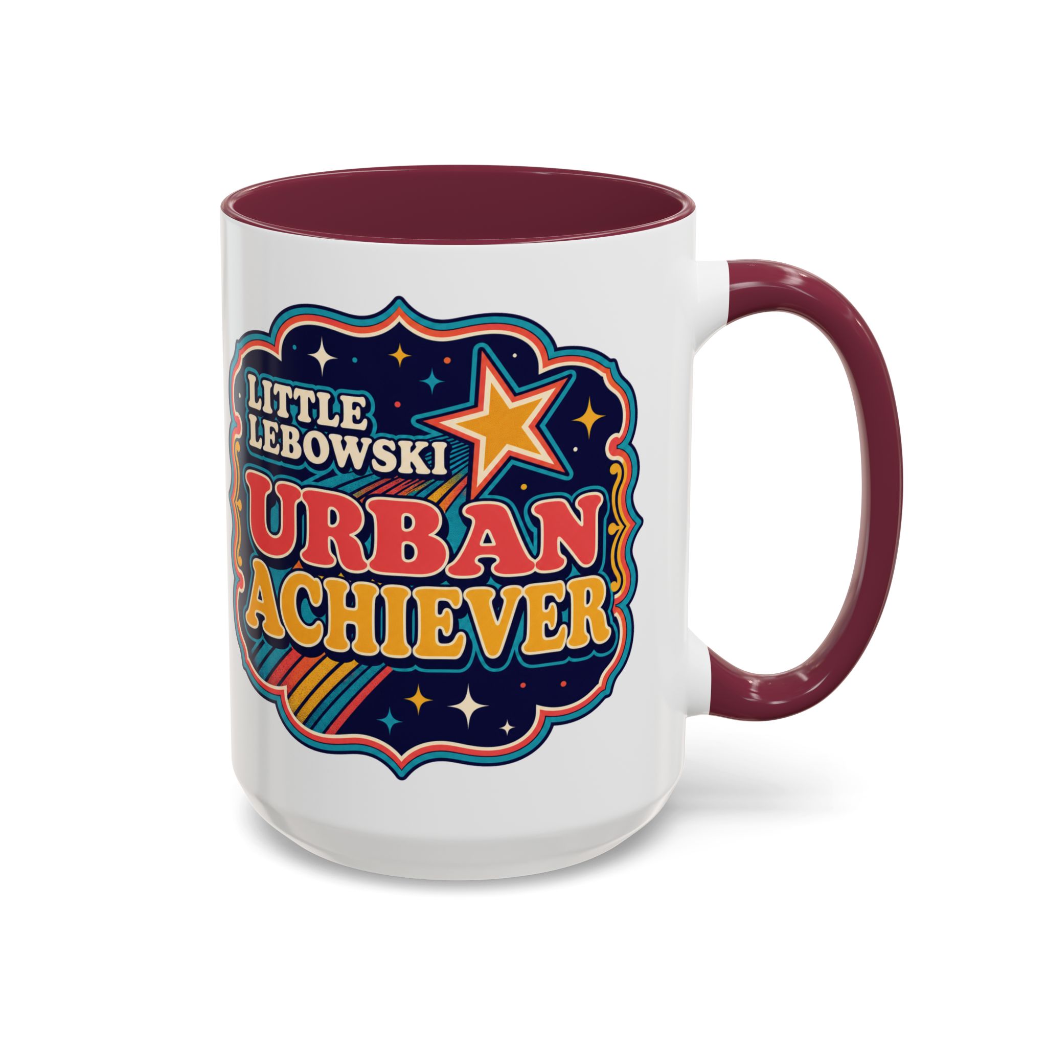 Little Lebowski Urban Achiever – Accent Color Mug – Modest Goals, Strong Coffee - Image 37