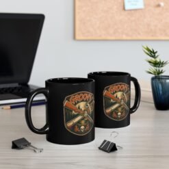 Groovy - Black Mug – Hail to the Caffeine, Baby - Image 5