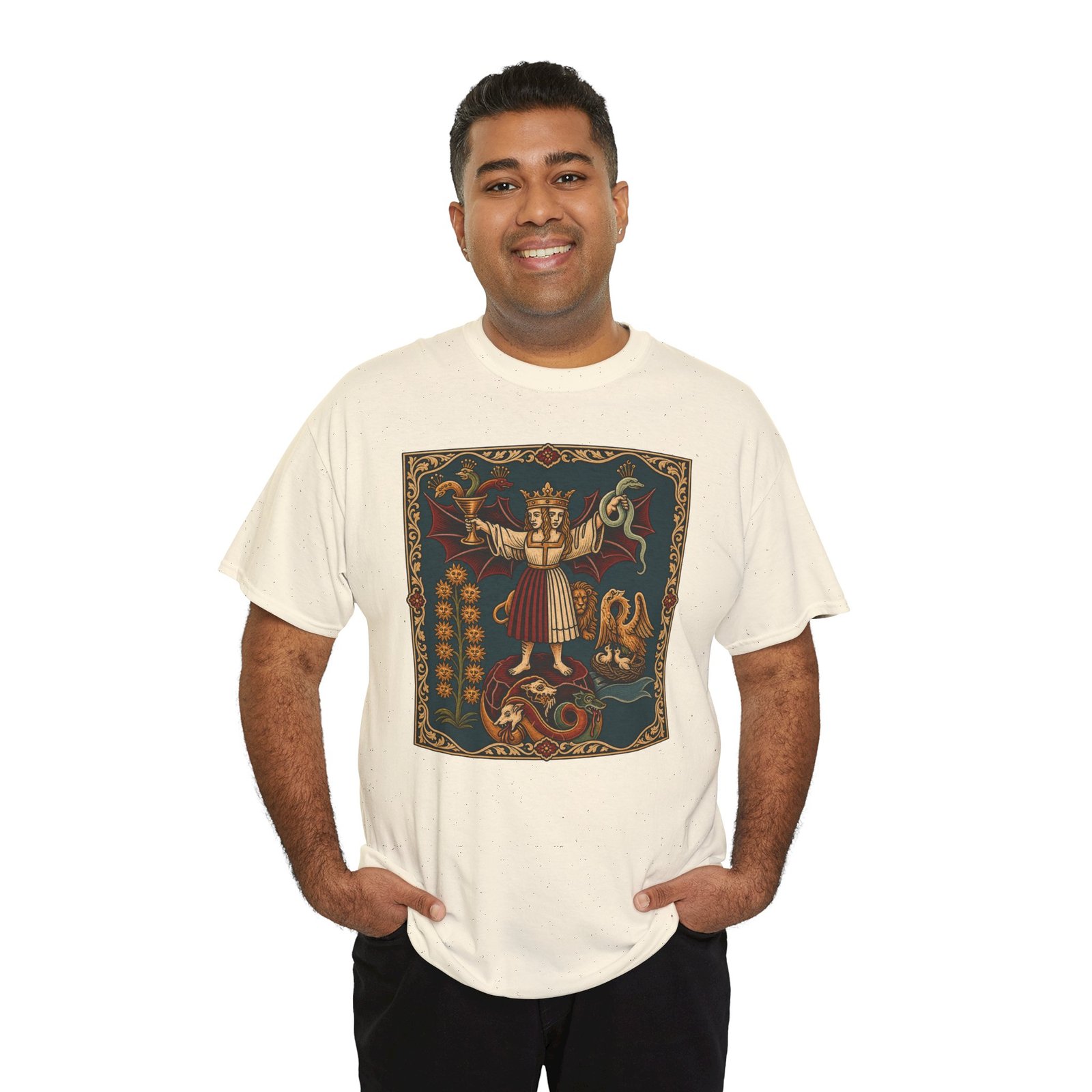 Medieval Alchemy – Unisex T-Shirt – Ancient Symbols & Arcane Knowledge - Image 5