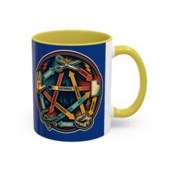 Rock Paper Scissors Lizard LLAP – Color Accent 11oz or 15oz Mug – Sip Long and Prosper - Image 23