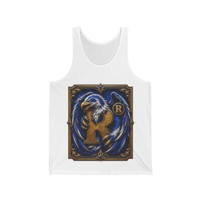House of Eagle – Unisex Jersey Tank Top – Cool Wizarding School Style for Clever Minds