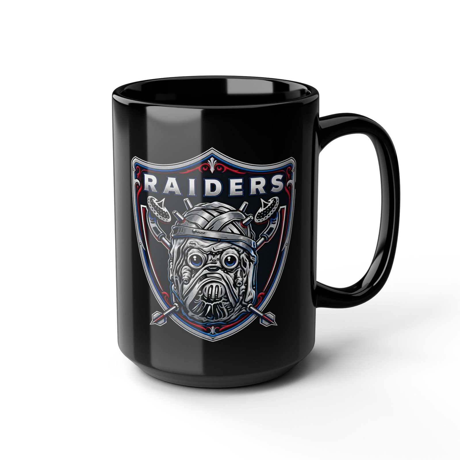 Tusken “Raiders” – Black Mug – Intergalactic Grit, Silver & Black Style - Image 8