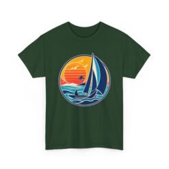 Retro Sail and Sun - Unisex T-Shirt – Vintage Sailboat, Nautical - Coastal - Image 15