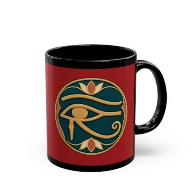 Eye of Horus - Black Mug – Ancient Protection