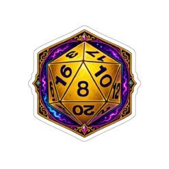 20-Sided Dice – Outdoor Sticker – Roll for Adventure - Image 12