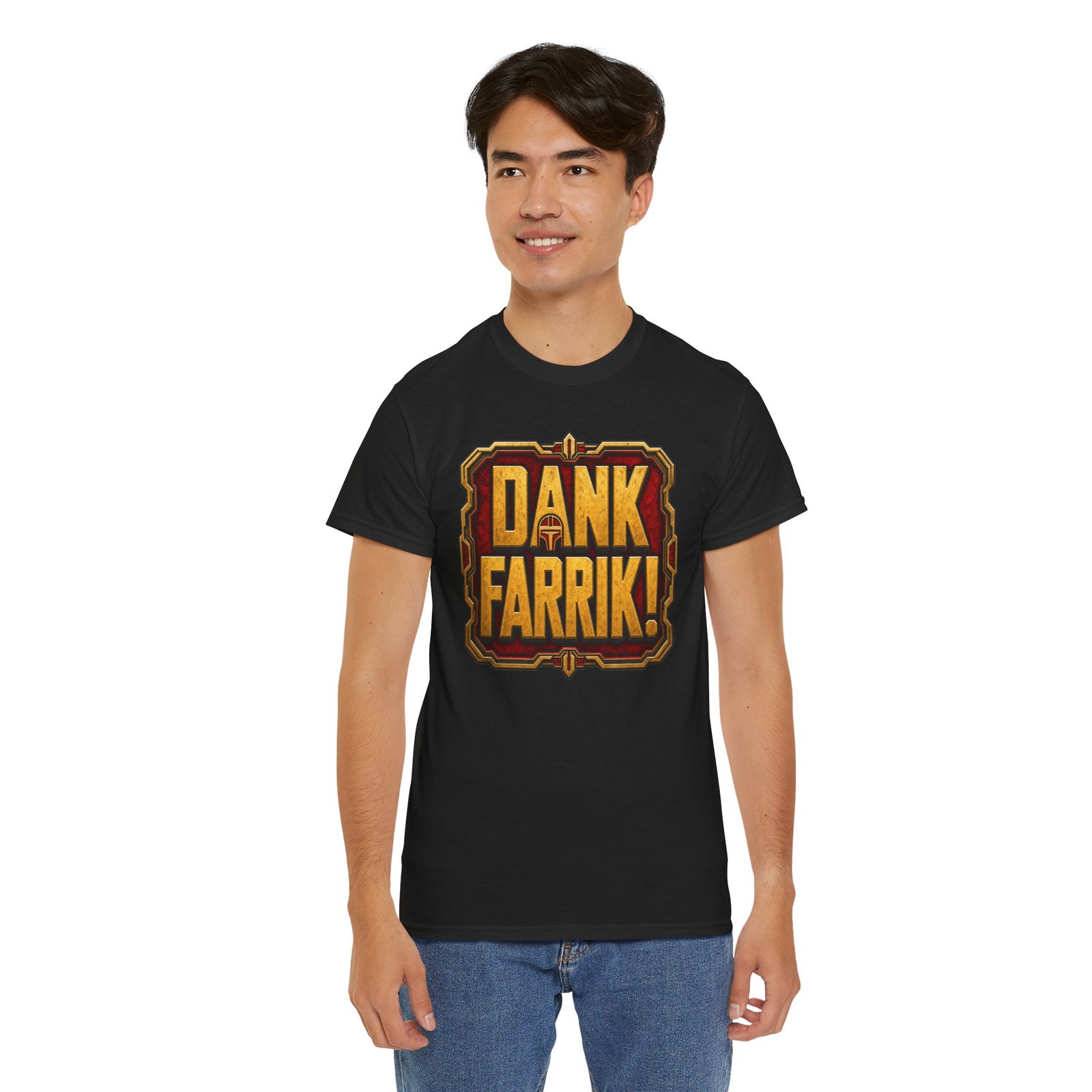 DANK FARRIK! – Unisex T-Shirt – Galactic Frustration, Mandalorian Style - Image 12