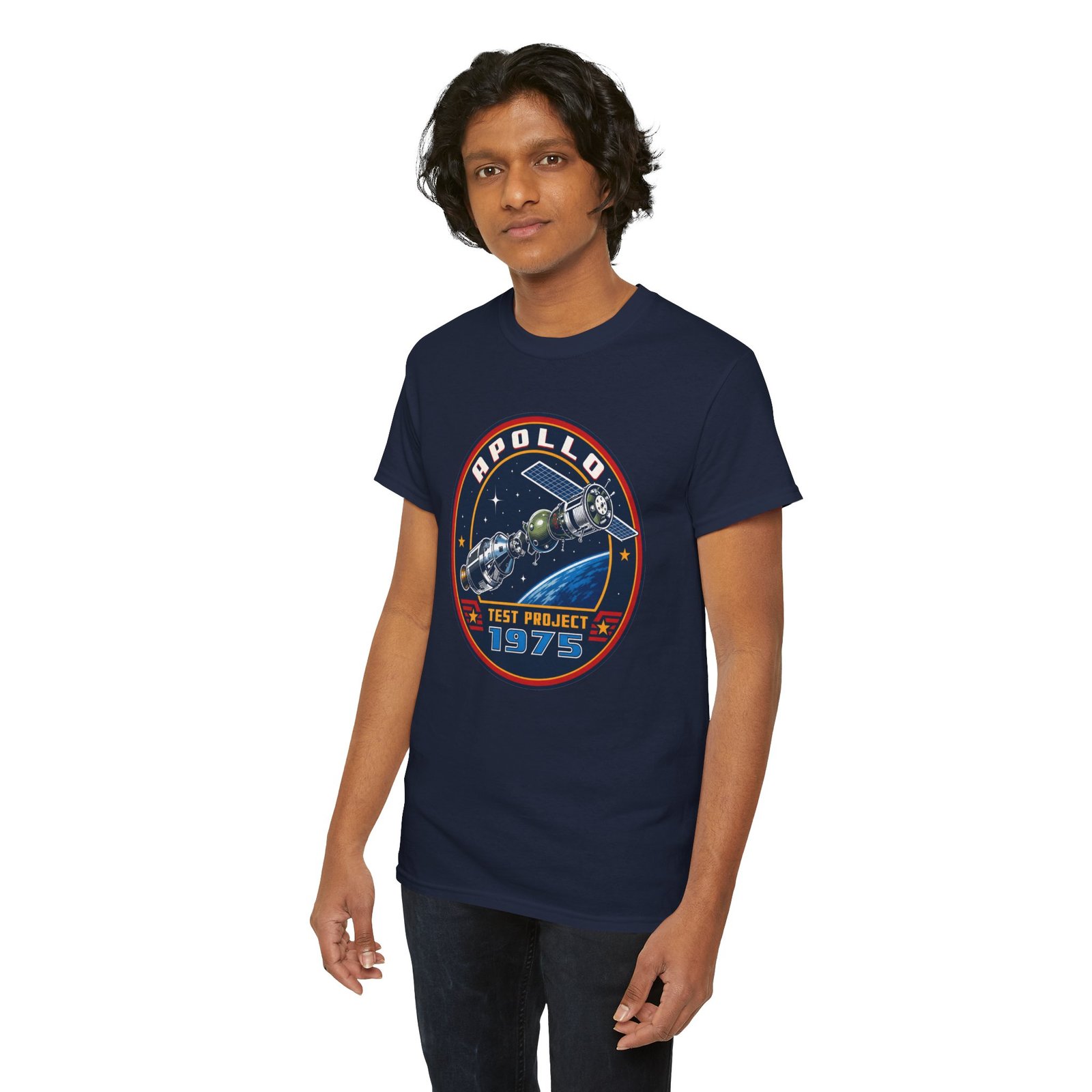 Apollo–Soyuz Test Project 1975 – Unisex T-Shirt – The Handshake in Space - Image 7