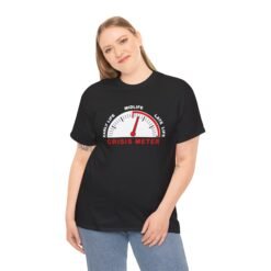 Midlife Crisis Meter – Unisex T-Shirt – Approaching the Red Zone - Image 7