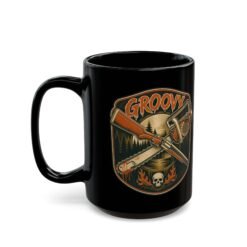 Groovy - Black Mug – Hail to the Caffeine, Baby - Image 9
