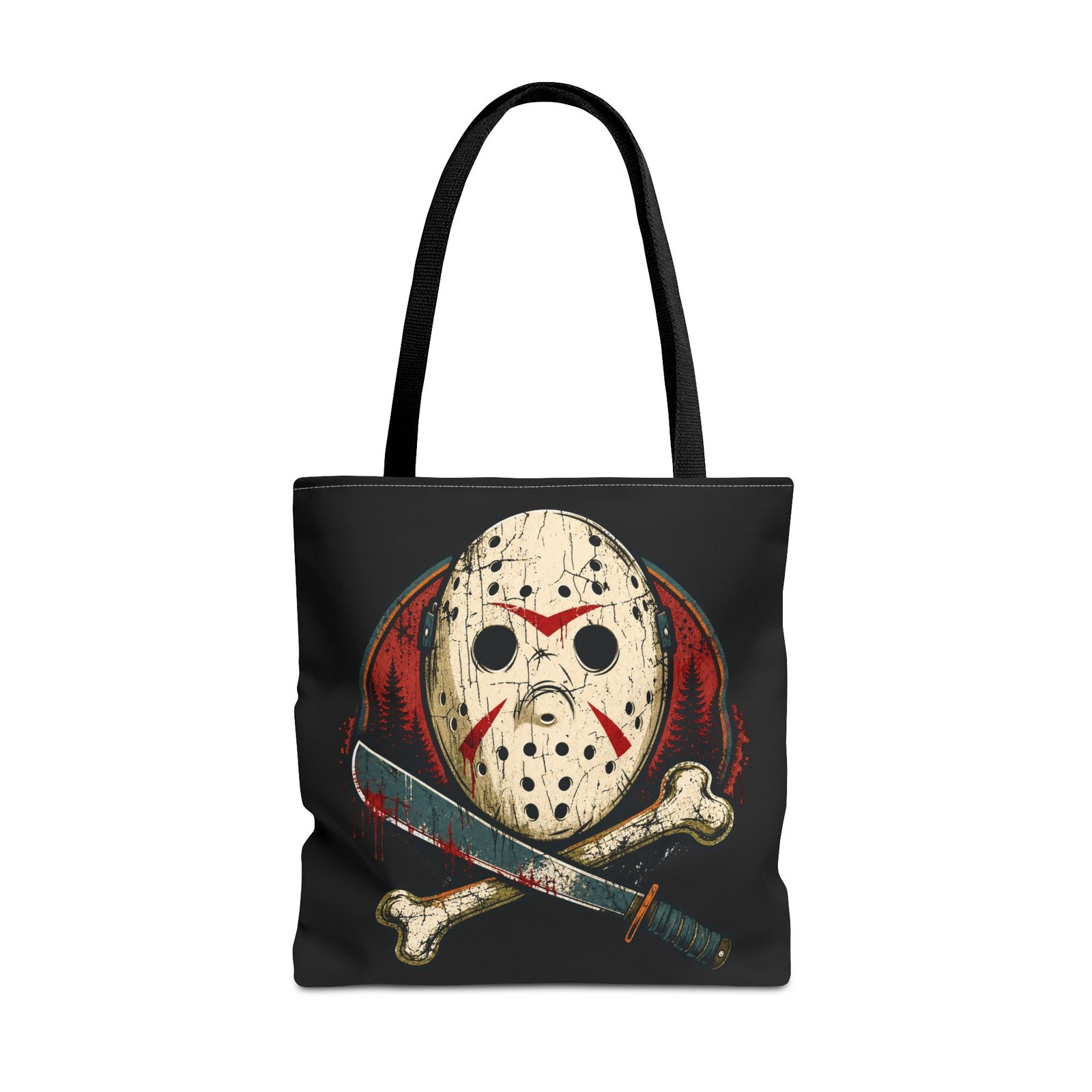 Jason Voorhees Jolly Roger - Tote Bag – Friday the 13th Horror - Image 9