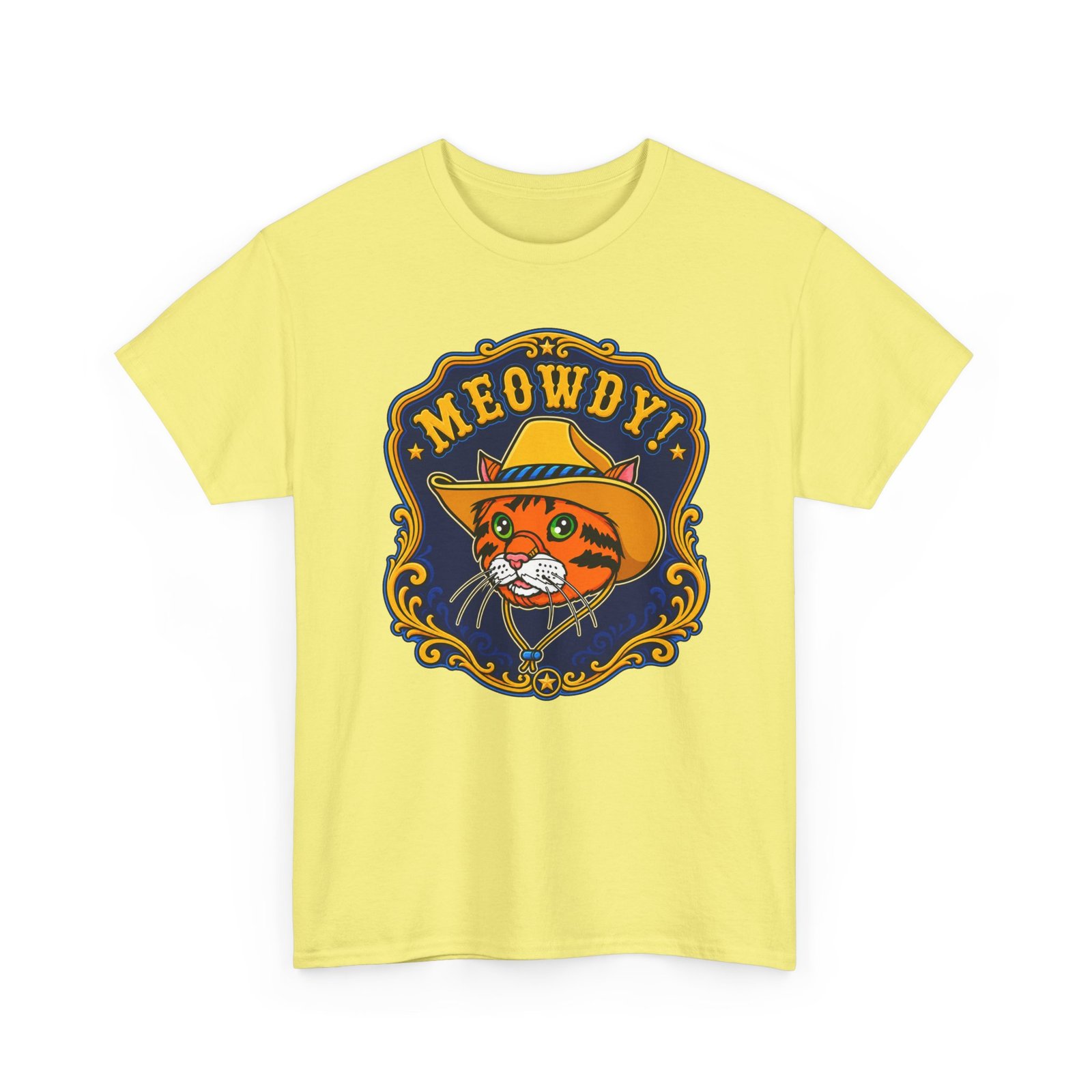 Meowdy! Cowboy Cat - Unisex T-Shirt – Howdy, Purrtner - Image 25
