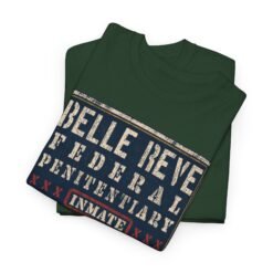 Belle Reve Federal Penitentiary Inmate – Unisex T-Shirt – Villainous Vibes - Image 3