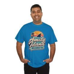 Amity Island Welcomes You – Unisex T-Shirt – Beaches Open, Probably - Image 6