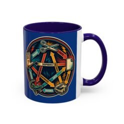 Rock Paper Scissors Lizard LLAP – Color Accent 11oz or 15oz Mug – Sip Long and Prosper - Image 5