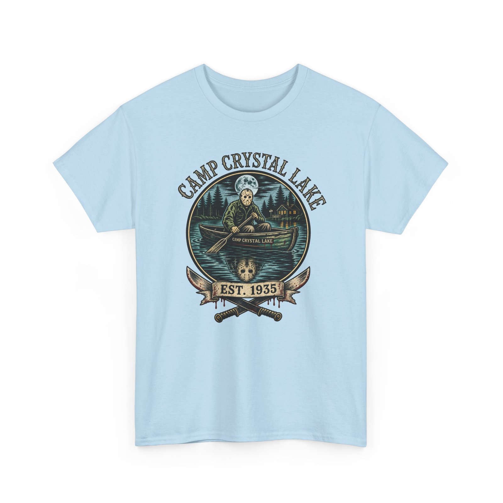 Camp Crystal Lake - Unisex T-Shirt – Friday the 13th Jason Voorhees Horror - Image 20