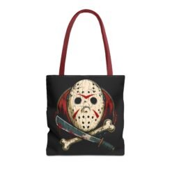 Jason Voorhees Jolly Roger - Tote Bag – Friday the 13th Horror - Image 17
