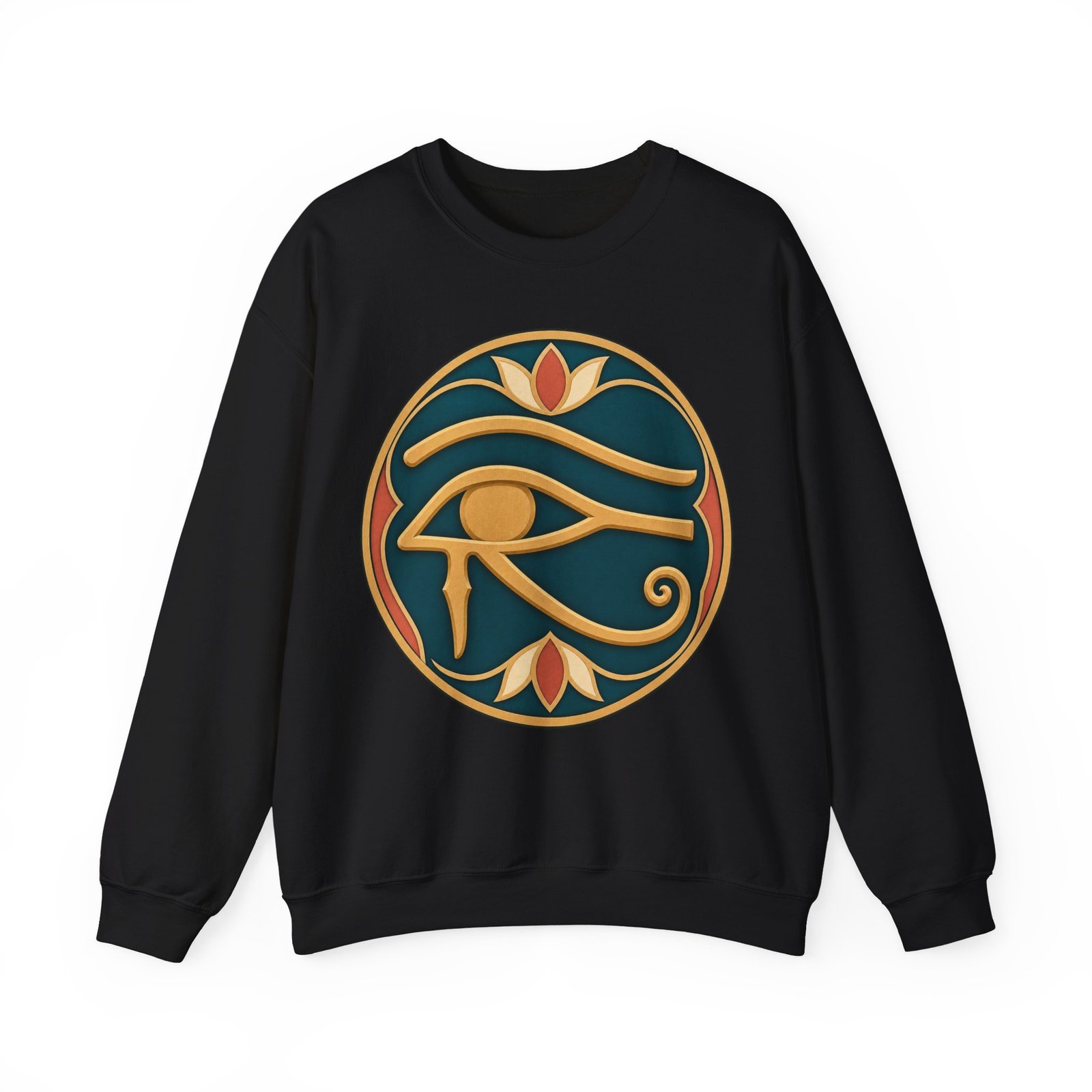 Eye of Horus - Unisex Sweatshirt – Ancient Egyptian Symbol, Modern Comfort - Image 14