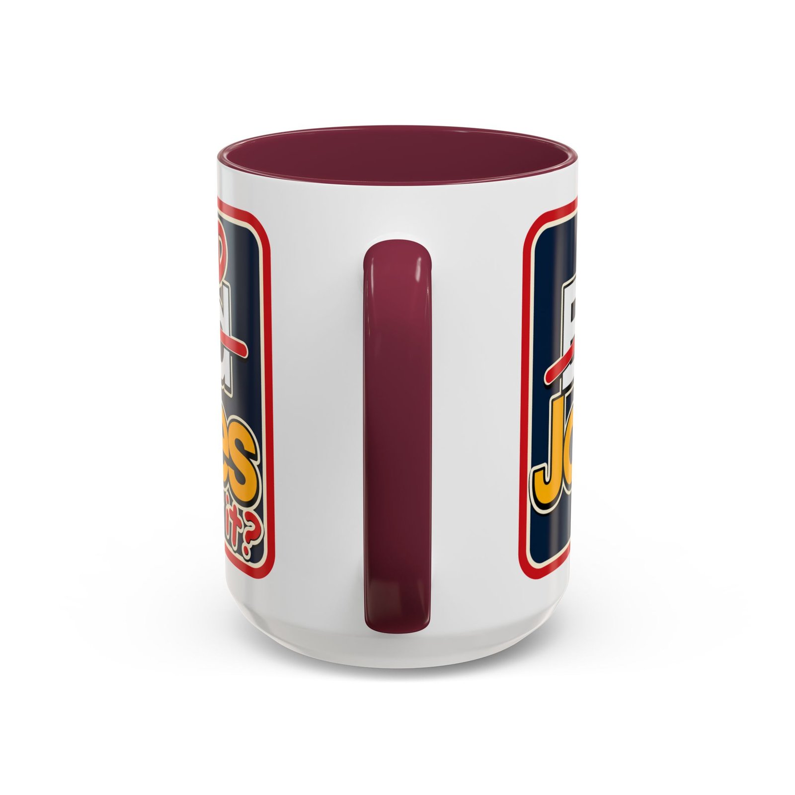 Dad Jokes – Color Accent Mug – Get It? You Will. - Image 17