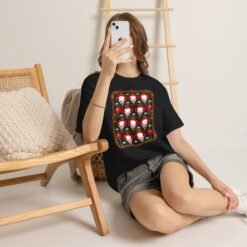 Scary Clown Halloween Christmas – Unisex T-Shirt – From Spooky Season to Scary Christmas - Image 4