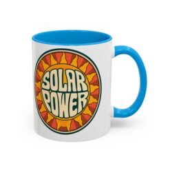 Solar Power – Color Accent Mug – Renewable Morning Energy - Image 11