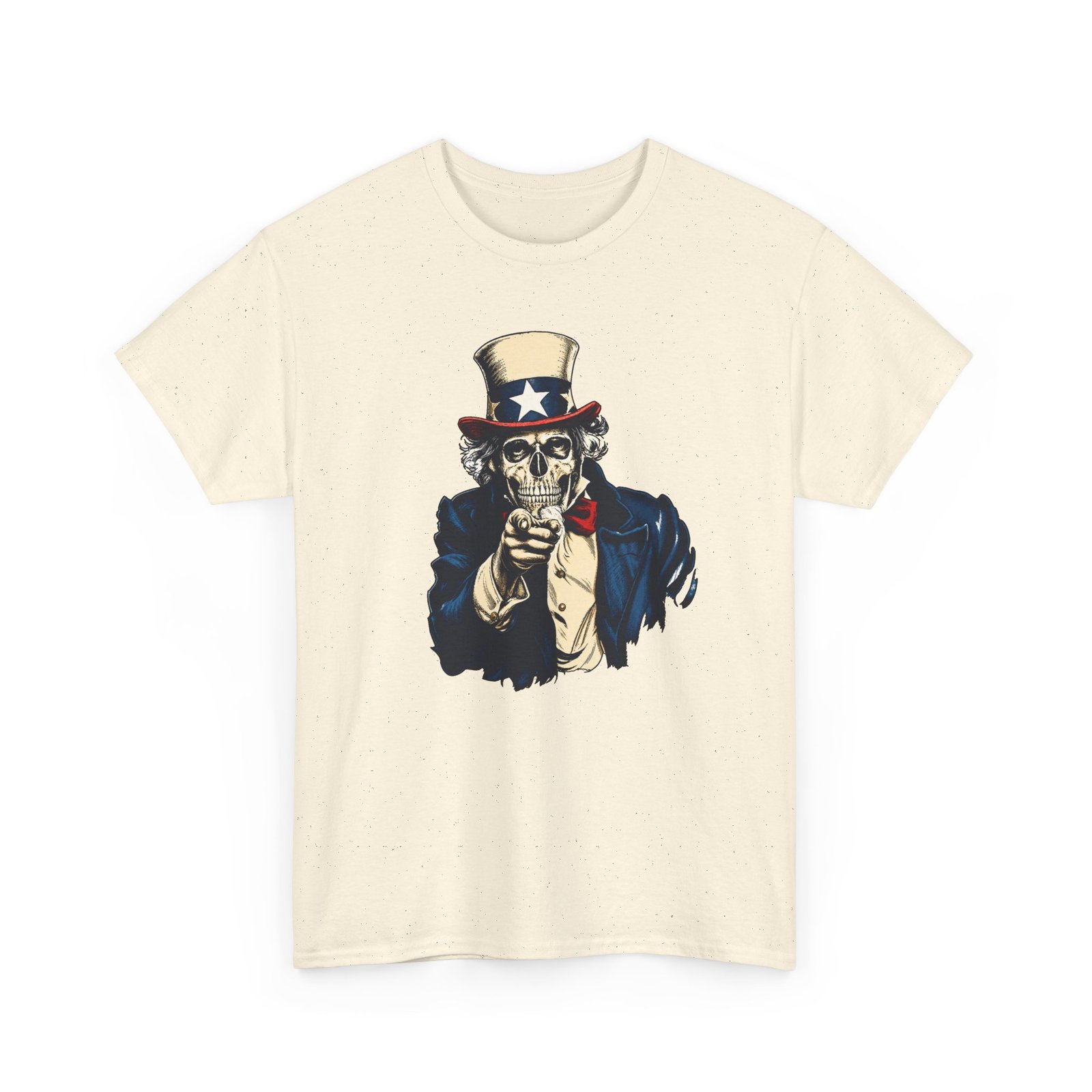 Zombie Uncle Sam - Unisex T-Shirt – He Wants Your Brains, Horror and Americana - Image 14