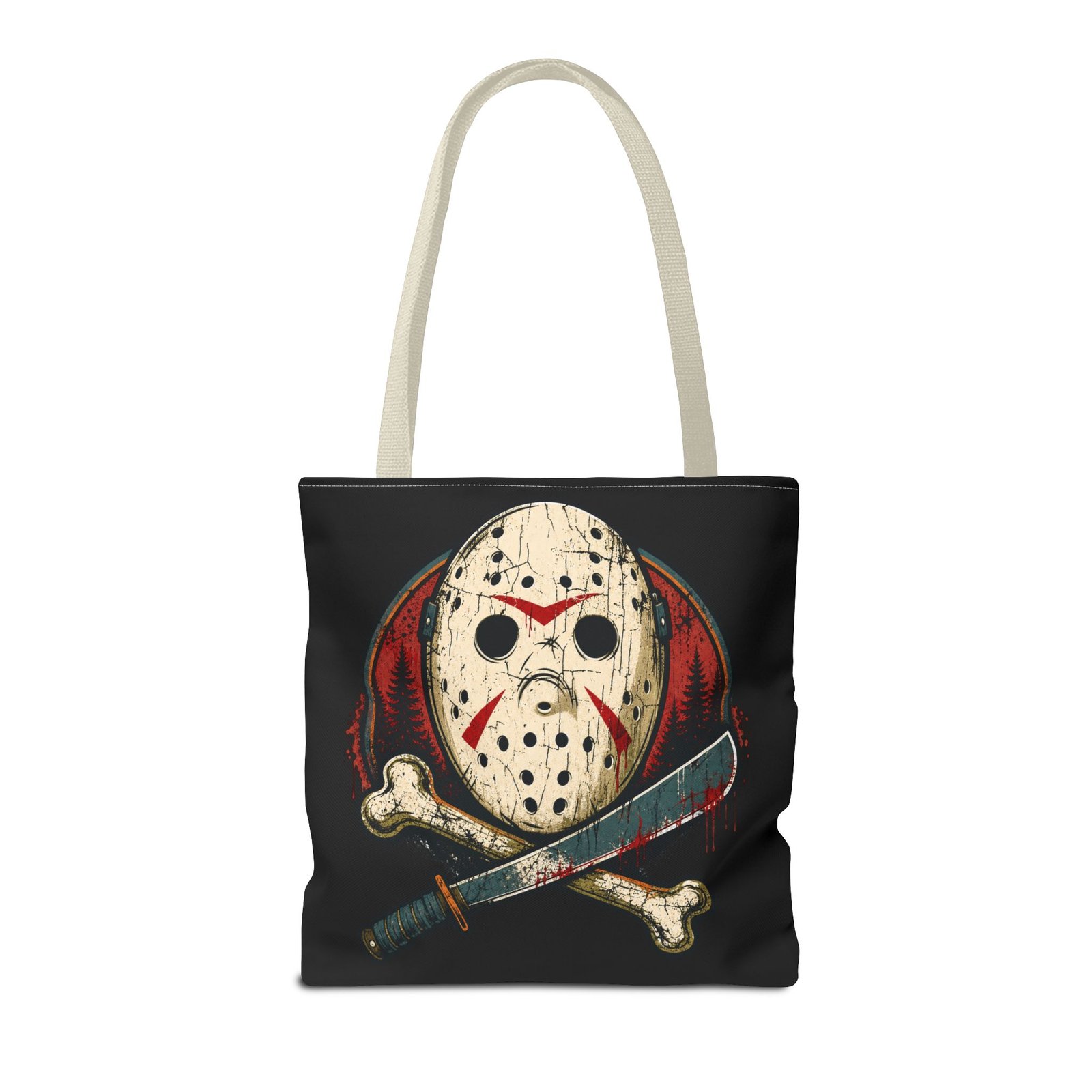 Jason Voorhees Jolly Roger - Tote Bag – Friday the 13th Horror - Image 42