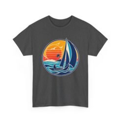 Retro Sail and Sun - Unisex T-Shirt – Vintage Sailboat, Nautical - Coastal - Image 17