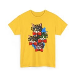 Nerdy Cat Club – Unisex T-Shirt – Highly Educated, Easily Distracted - Image 13