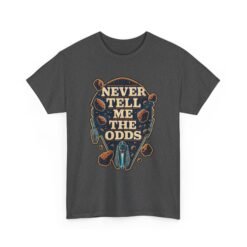 Never Tell Me the Odds – Unisex T-Shirt – Funny Sci-Fi Asteroid Field - Image 12