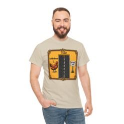 Chicken Crossing – Unisex T-Shirt – The Mystery Finally Solved - Image 6