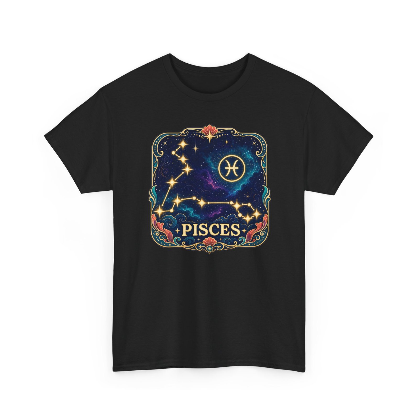 Pisces Constellation - Unisex T-Shirt – Go with the Flow - Image 18