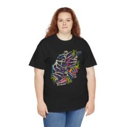 Guitar Bat Attack – Unisex T-Shirt – Heavy Metal Horror – Eddie Munson Tribute - Image 9