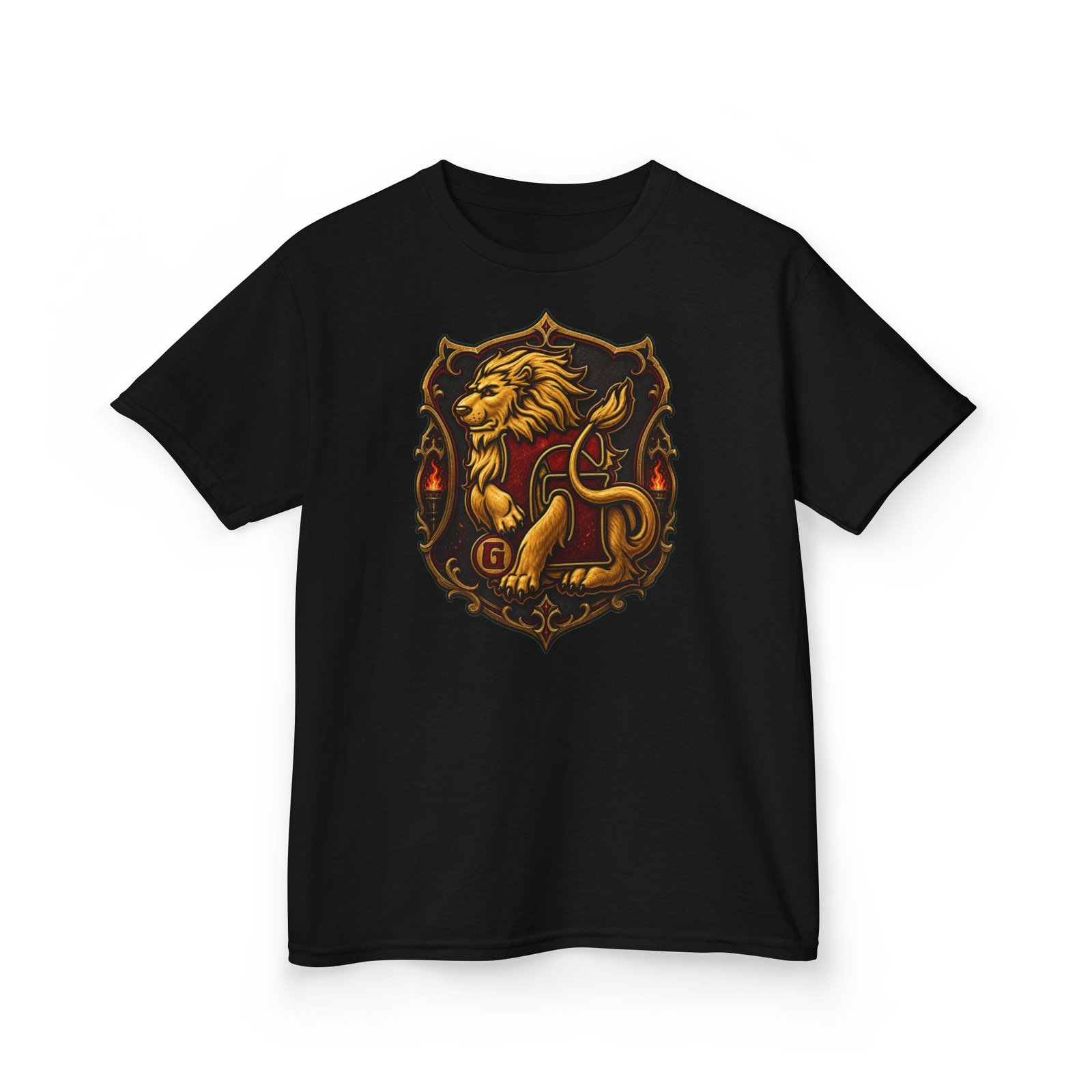 House of Lion – Kids Unisex T-Shirt – Young Wizards with Courage to Spare - Image 13
