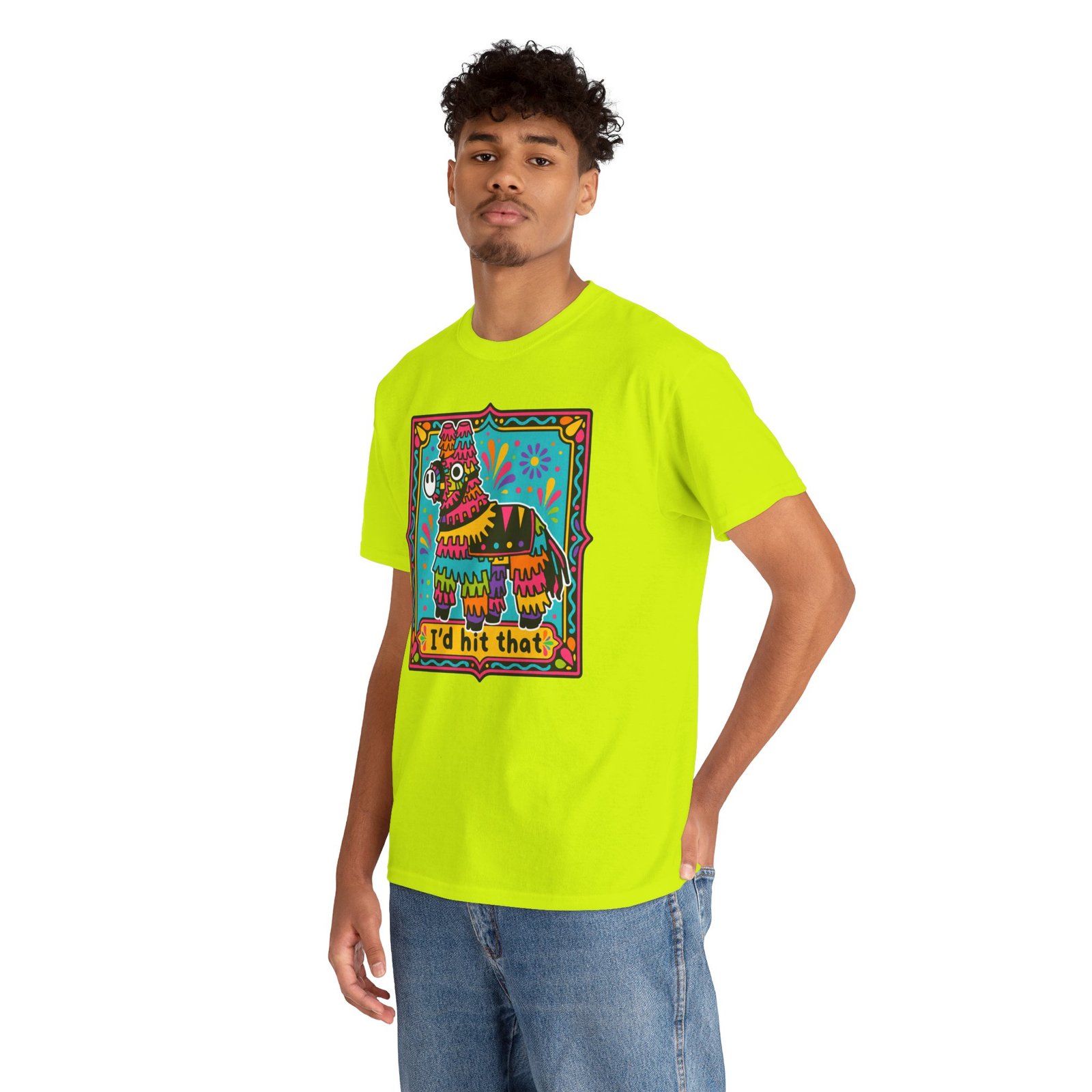 I’d Hit That – Unisex Funny Llama Piñata T-Shirt - Image 8