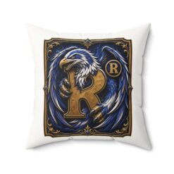 House of Eagle – Faux Suede Throw Pillow – Wizarding School Comfort for Curious Minds