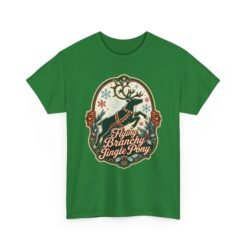 Flying Branchy Jingle Pony - Unisex T-Shirt – Reindeer Ridiculousness - Image 14