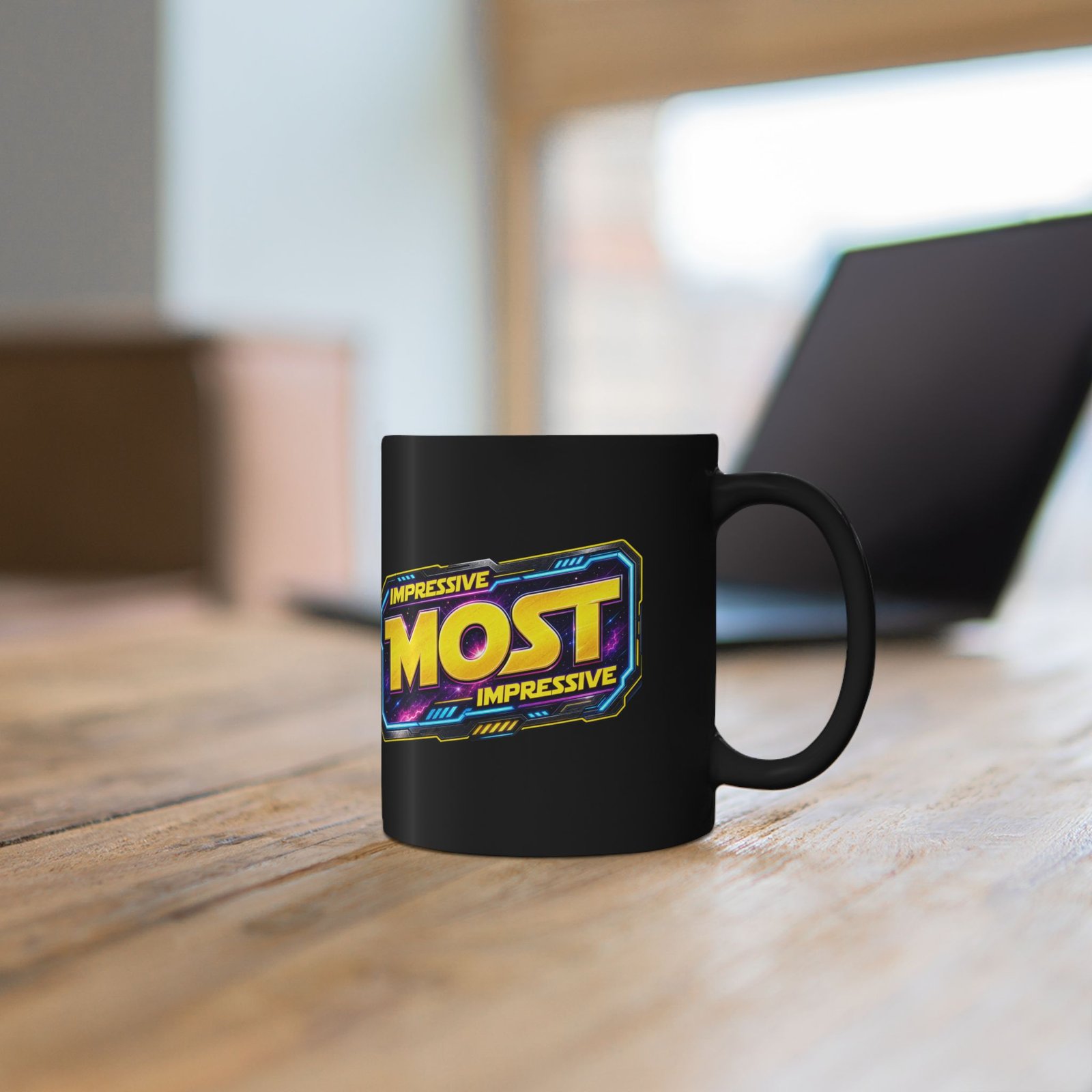 Impressive, Most Impressive - Black Mug – Sip Like Darth Vader Would - Image 4