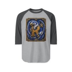 House of Eagle – Unisex Raglan T-Shirt – Wizarding School Style for Clever Competitors - Image 7
