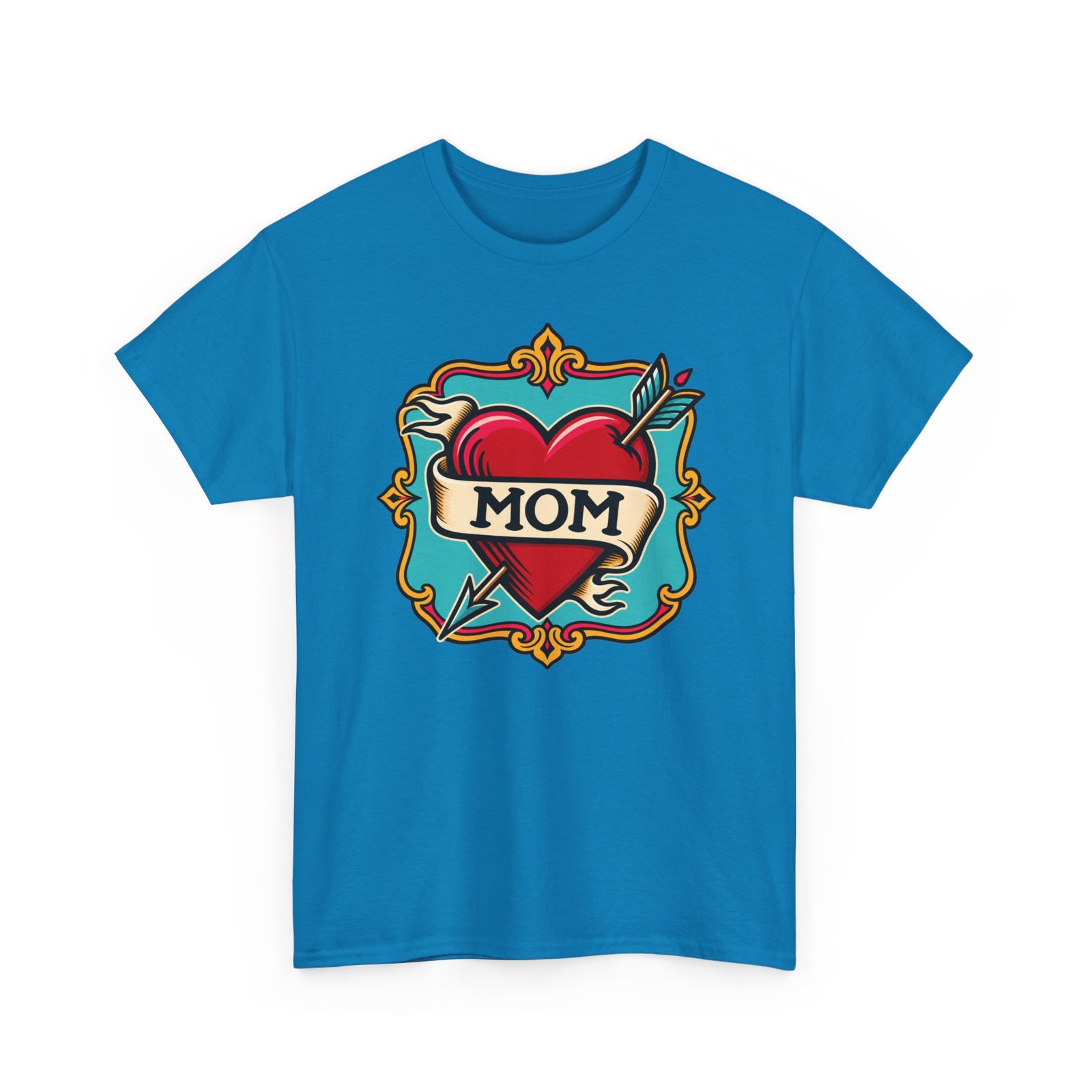 Retro Mom Heart - Unisex T-Shirt – Classic Ink, Eternal Love - Image 17