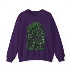 House of Snake – Unisex Sweatshirt – Cozy Wizarding School Ambition - Image 15