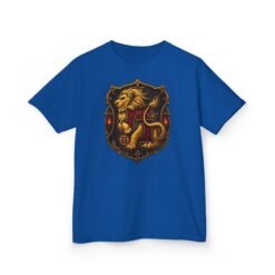 House of Lion – Kids Unisex T-Shirt – Young Wizards with Courage to Spare - Image 16