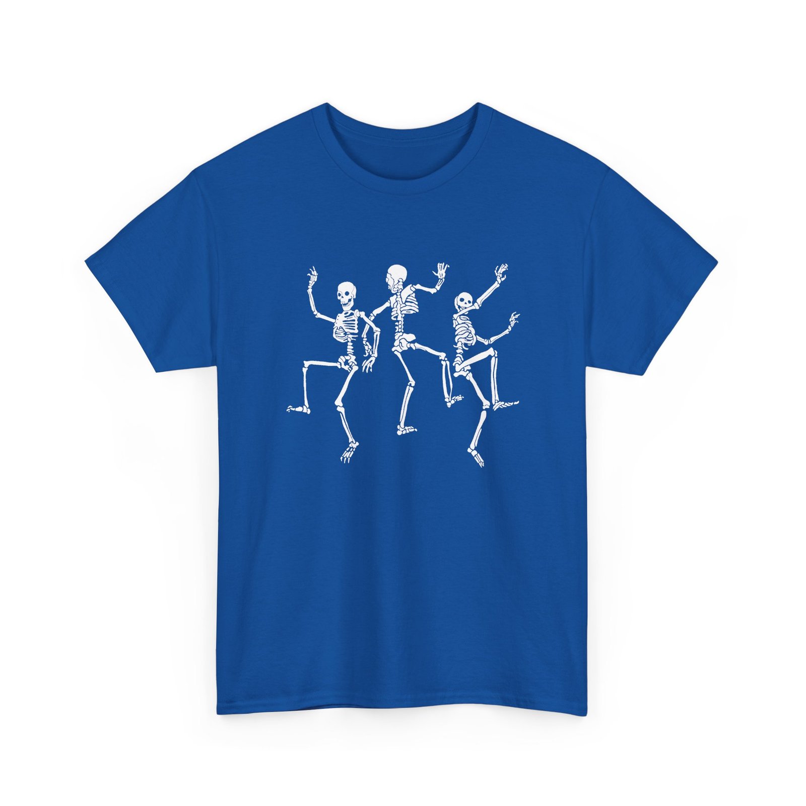 Dancing Skeletons - Unisex T-Shirt – Funny Halloween Skeleton Dance - Image 20