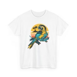 Retro Macaw – Unisex T-Shirt – Paradise Has Feathers