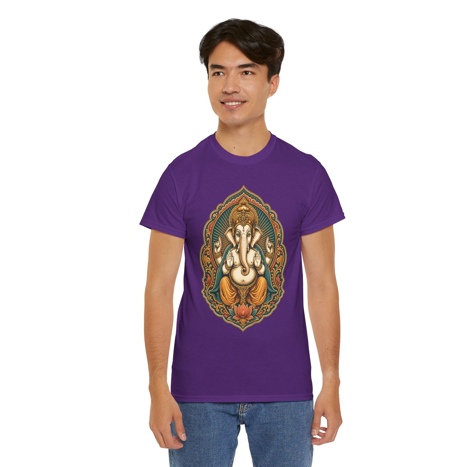 Lord Ganesha – Unisex T-Shirt – Wisdom, New Beginnings & Timeless Symbolism - Image 7