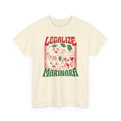 Legalize Marinara - Unisex T-Shirt – Funny Retro Pizza and Italian Food - Image 14