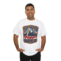 Party Like a Prez - Unisex T-Shirt – George Washington and Abraham Lincoln - Funny History - Image 3