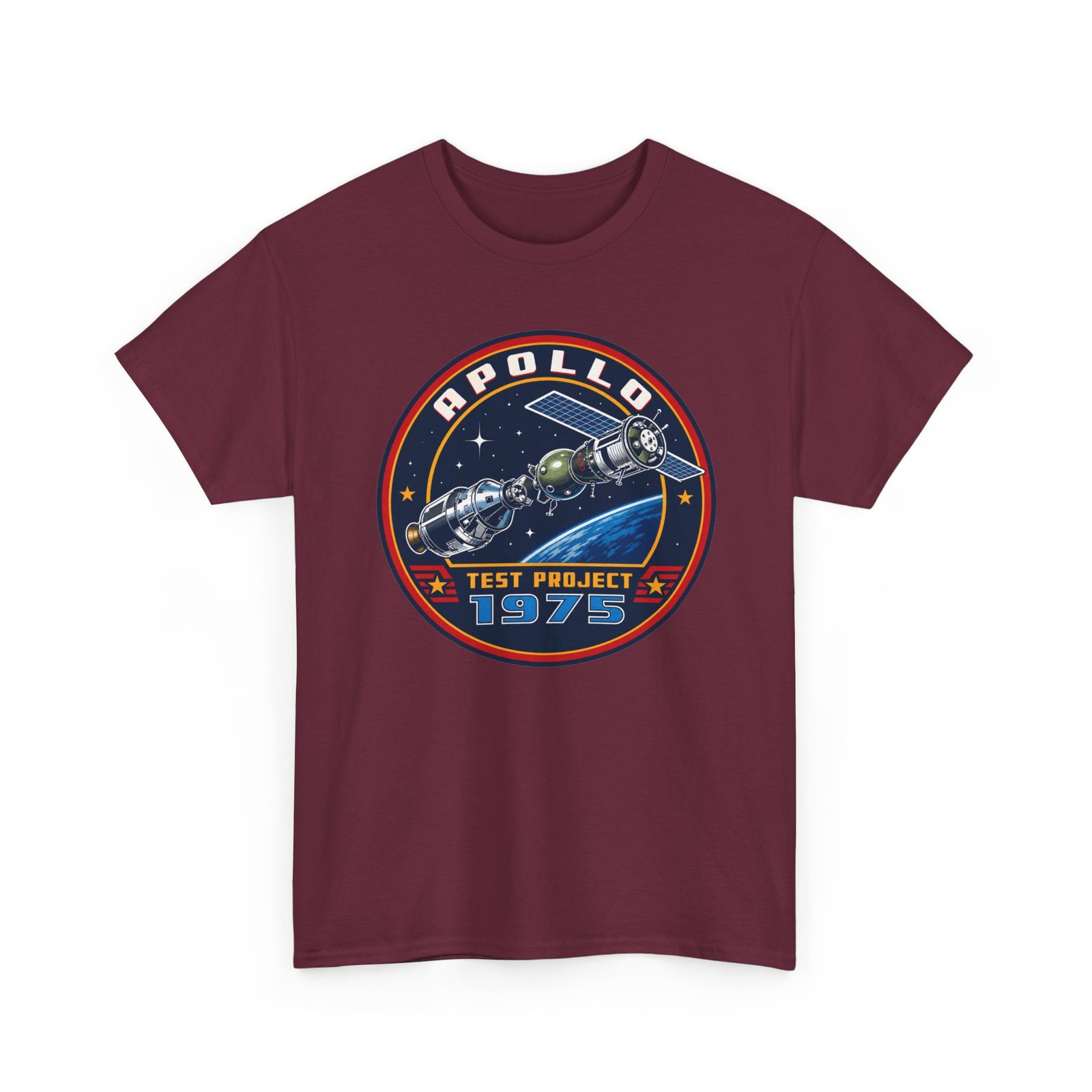 Apollo–Soyuz Test Project 1975 – Unisex T-Shirt – The Handshake in Space - Image 13
