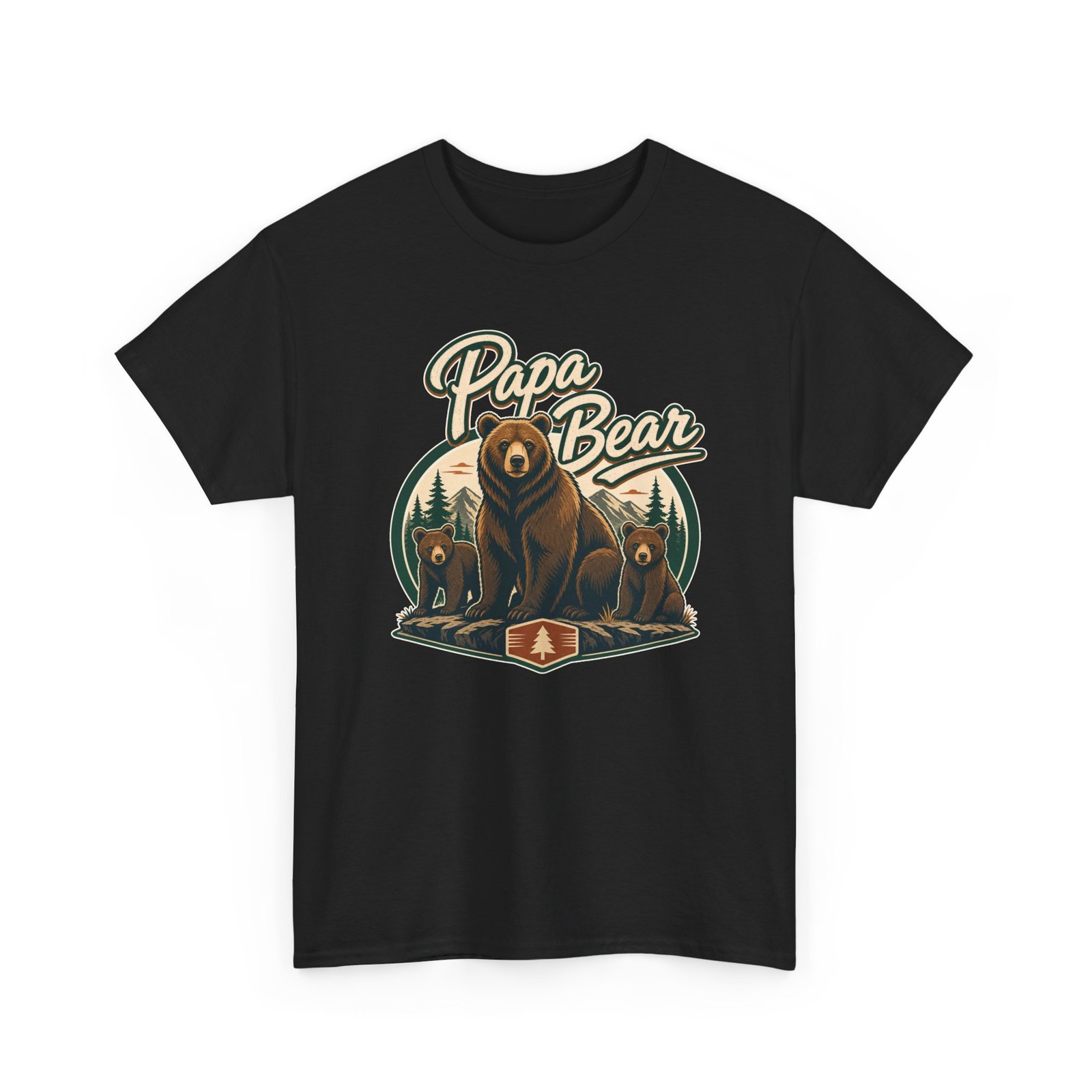 Papa Bear – Unisex T-Shirt – Proud Protector of the Den - Image 16