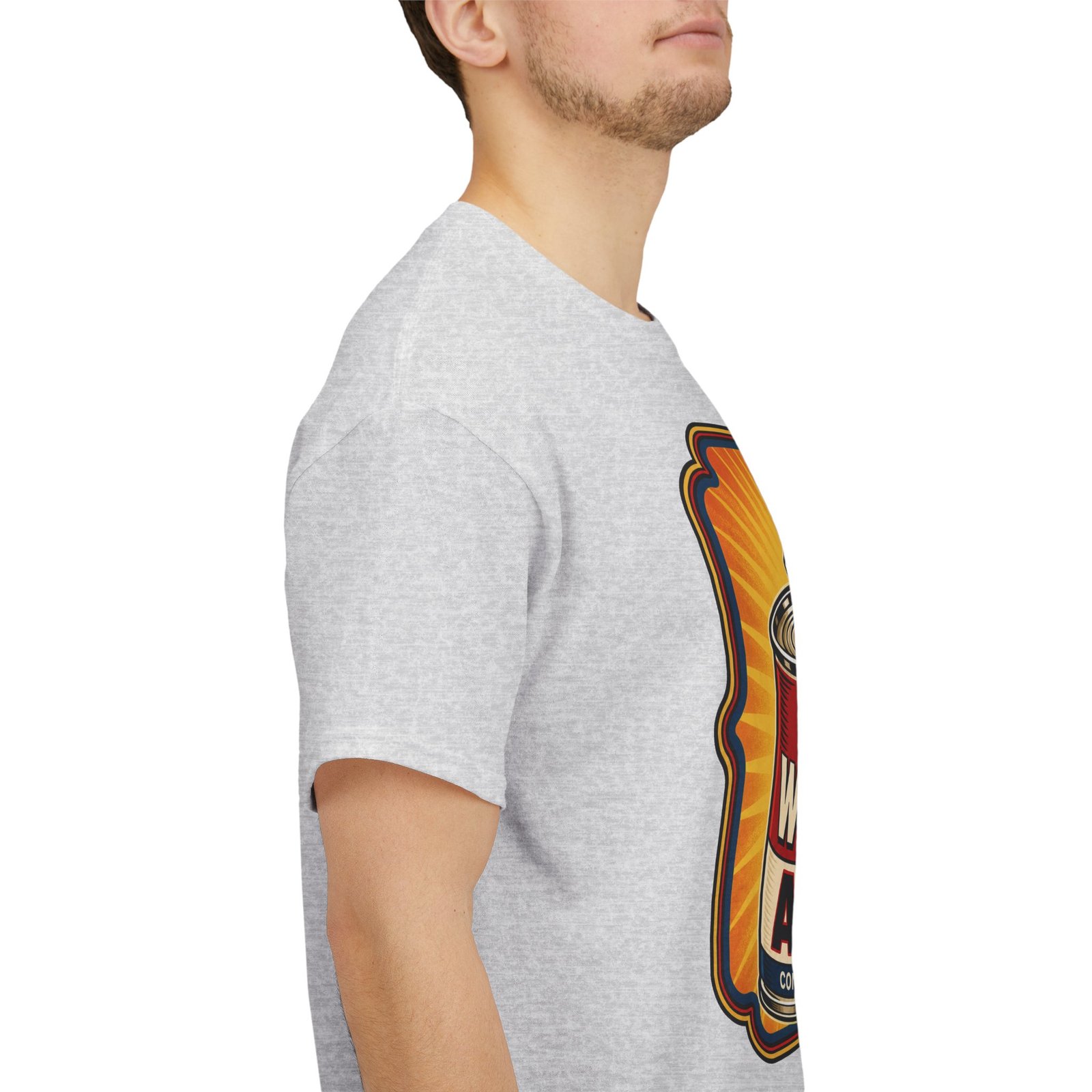 100% Can of Whoop Ass – Unisex T-Shirt – Open with Caution - Image 14